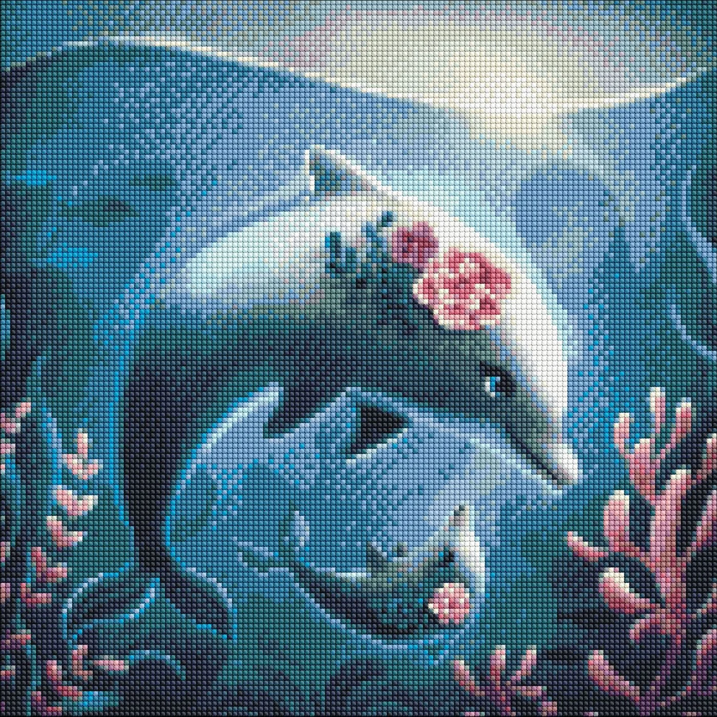Алмазная мозаика 40х40 см Морская прогулка ©Elena Schweitzer (AMO7314)
